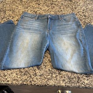 Gloria Vanderbilt all around slimming jeans straight leg size 14